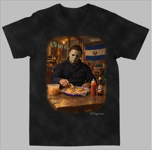 Miguelito Myers - Salvadoran Halloween Horror T-Shirt
