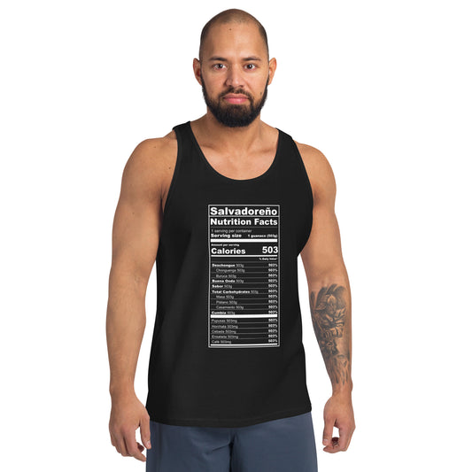 Nutrition Label Unisex Tank Top