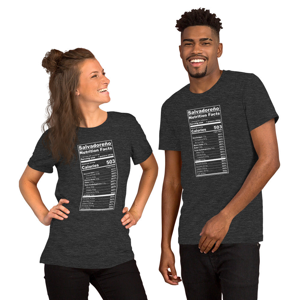 Nutrition Label Unisex T-Shirt