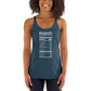 Nutrition Label Women's Racerback Tank