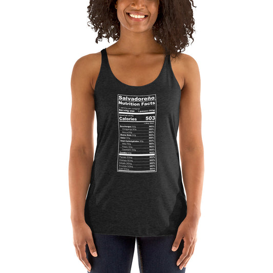 Nutrition Label Women's Racerback Tank