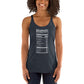 Nutrition Label Women's Racerback Tank