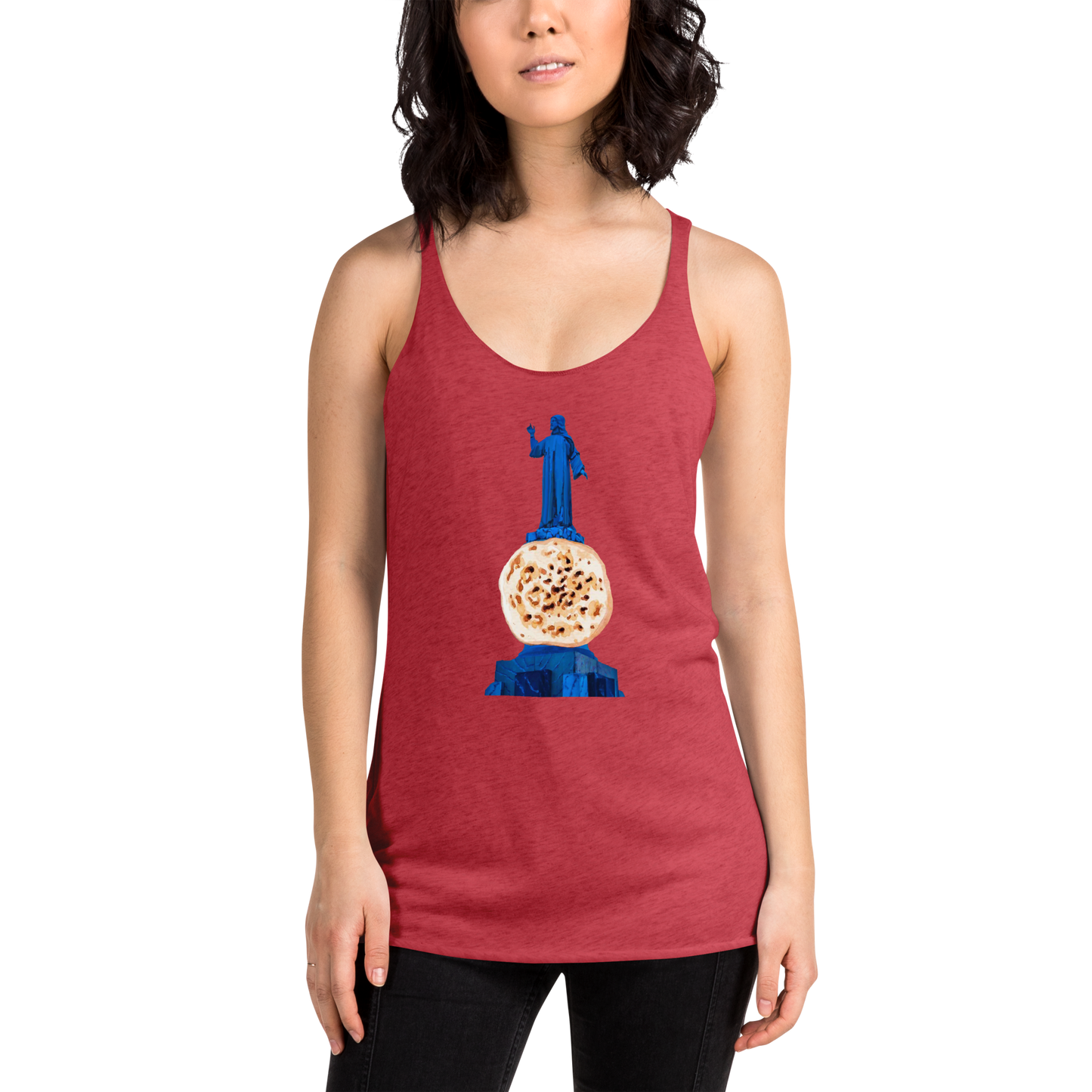 Salvador del Mundo Women's Racerback Tank