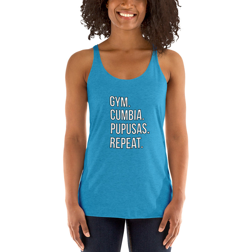 Daily Schedule Women's Racerback Tank